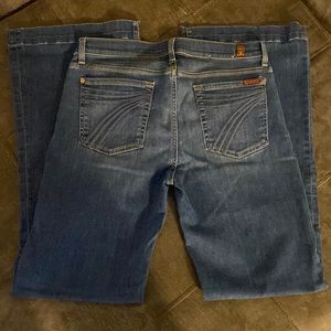 Women’s 7 For All Mankind dojo Jeans size 31, wide leg